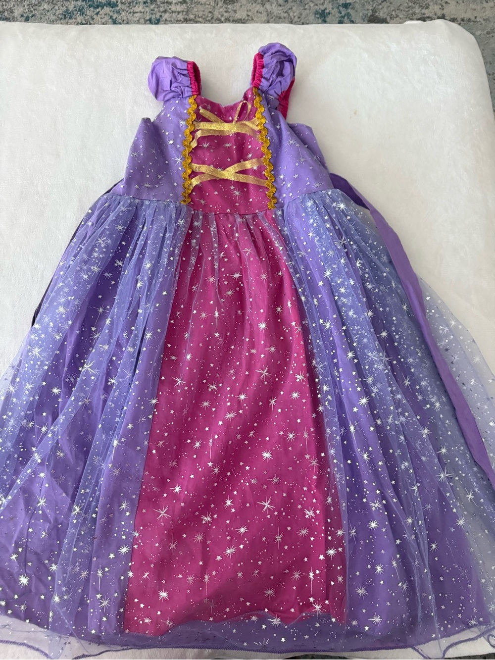 Little Girl Costume Princess Dress Up Halloween Purple Pink Size 7/8